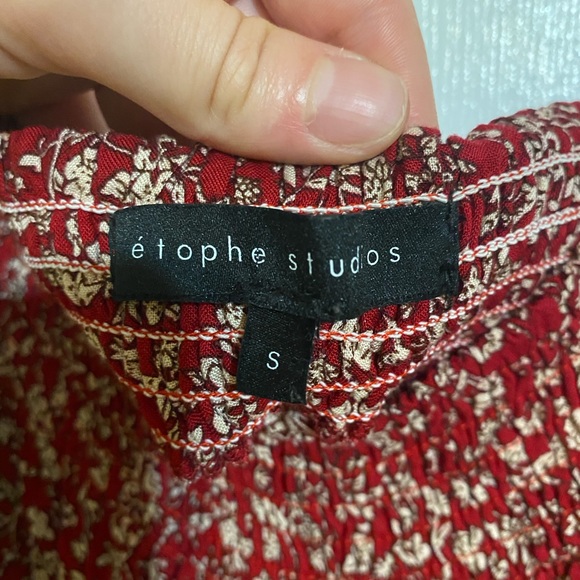 Etophe studios off the should crop top - Picture 4 of 4